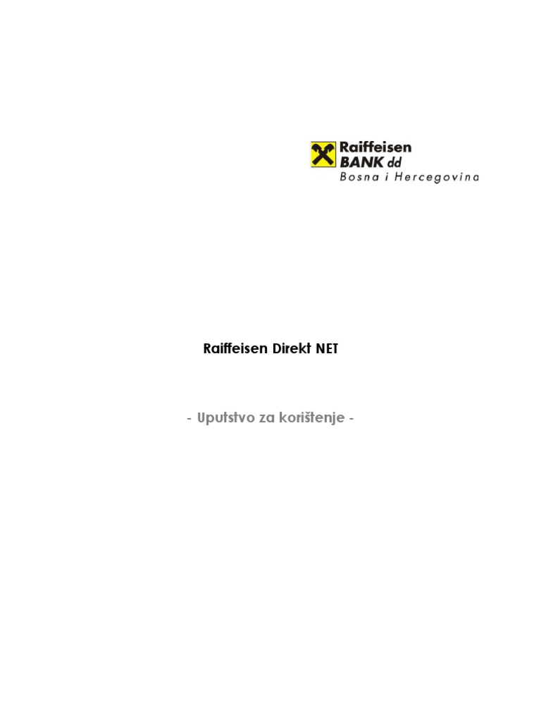Raiffeisen Direkt Net Uputstvo