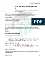 IFRS 9 - Difference Between Fairvalue and Cashflow Hedge