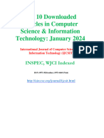 January 2024: Top 10 Downloaded Articles in Computer Science & Information Technology