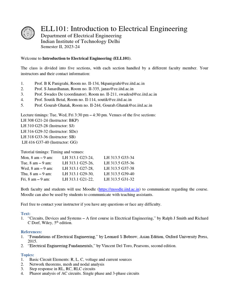 Electrical Pdf Electrical Network Voltage