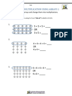 Understanding Multiplication Using Arrays 1