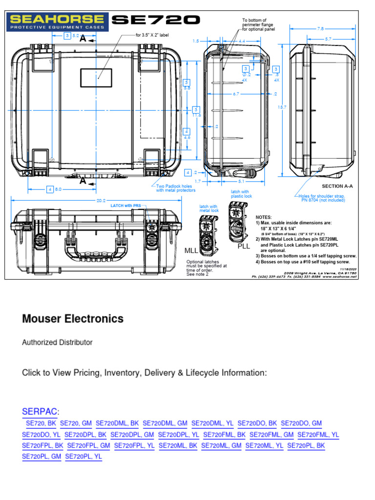 Se720 Schematic | PDF