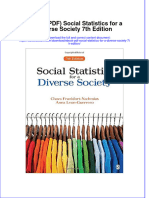 Full Download Ebook PDF Social Statistics For A Diverse Society 7th Edition PDF