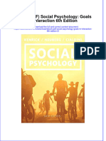 Full Download Ebook PDF Social Psychology Goals in Interaction 6th Edition 2 PDF