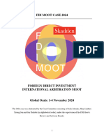 Fdi Moot Case 2024