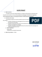 Scope Projet-Nettoyage Et Collectes Des Dechets À La Mine de Boucraa - 1