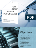 Lec 12 LABORATORY ASSESSMENT OF HUMAN