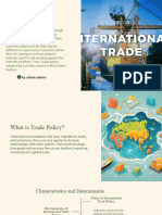 Trade Policies An Overview