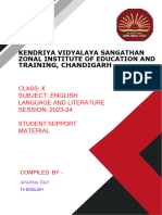 CHD Class X Study Material 2023-24 English Lang & Lit