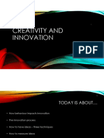 Creativity and Innovation