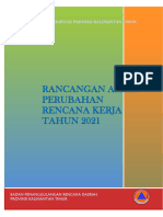 Rancangan Akhir Perubahan Renja Tahun 2021