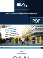 Security Industry Specific Knowledge