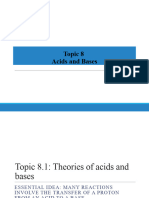 Topic 8 - Acids and Bases