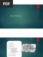 Excel Training