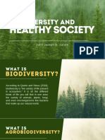 Module 11 Biodiversity and Healthy Society