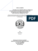 Pengaruh Likuiditas Dan Profitabilitas Terhadap Return Saham Pada Perusahaan Food and Beverage Yang Terdaftar Di Bursa Efek Indonesia Periode 2017-2021