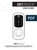 Lockwood 001 Touch User Guide