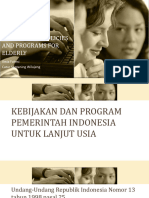 Government Policies and Programs For Elderly - 2023