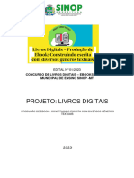 Projeto: Livros Digitais: Concurso de Livros Digitais - Ebooks Da Rede Municipal de Ensino Sinop - MT