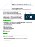 Bioquímica Tema 4 Estructura Del Agua. Disoluciones