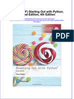 Full Download Ebook PDF Starting Out With Python Global Edition 4th Edition PDF