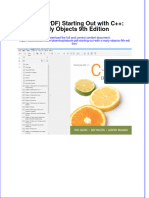 Full Download Ebook PDF Starting Out With C Early Objects 9th Edition PDF