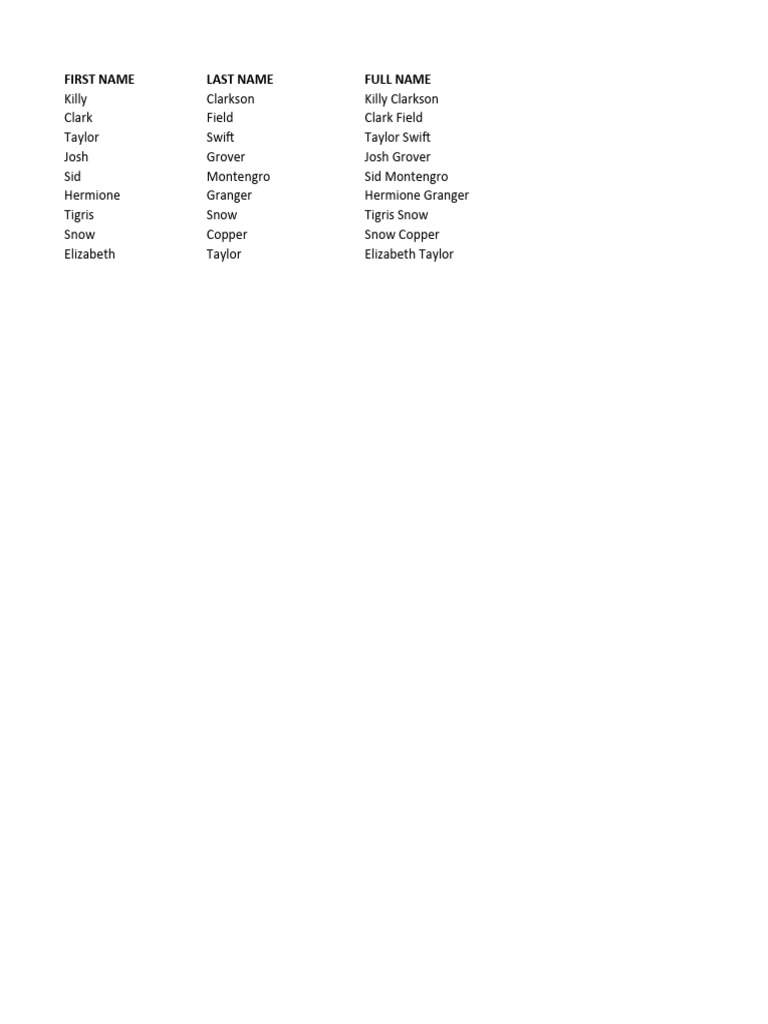 Concatenate database pdf