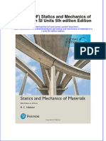 Full Download Ebook PDF Statics and Mechanics of Materials in Si Units 5th Edition Edition PDF