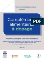 Compléments Alimentaires Dopage (2016)