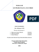 Tugas Kelompok 3 Mata Kuliah Bahasa Indonesia