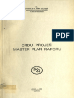 Ordu Projesi Master Plan Raporu