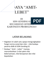 Paparan Budaya Amit - Lebet