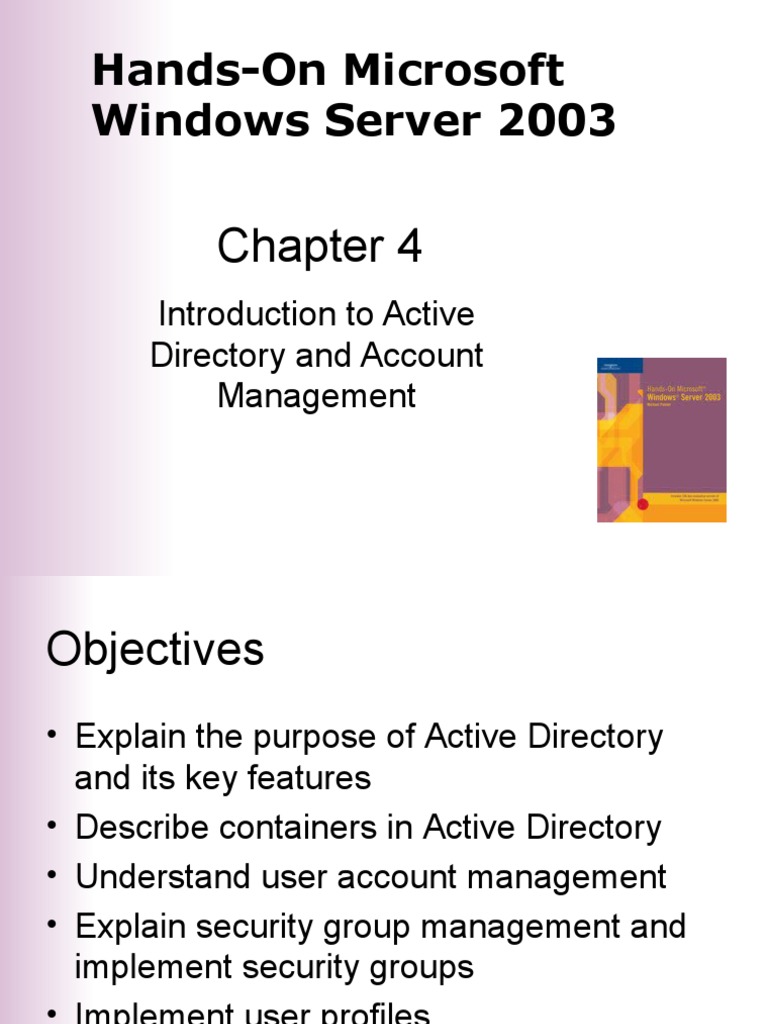 Chap 04 | PDF | Active Directory | Domain Name System