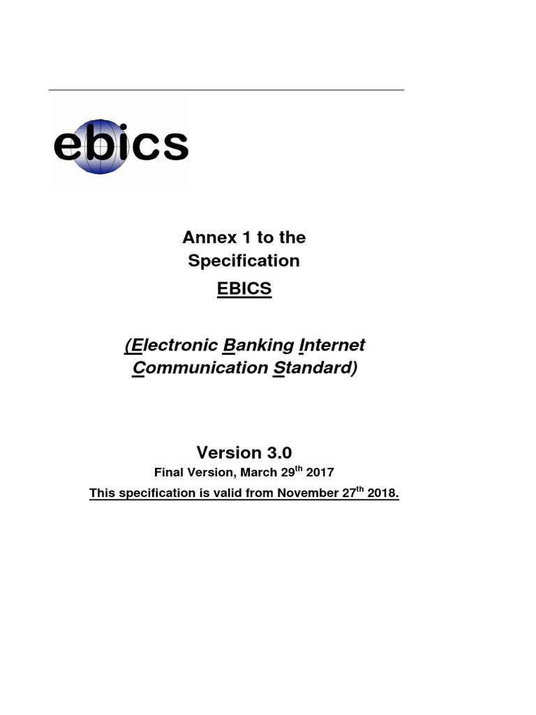 EBICS Return Codes Overview 3.0 | PDF | Public Key Certificate | Xml