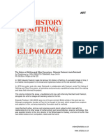 Paolozzi - The History of Nothing