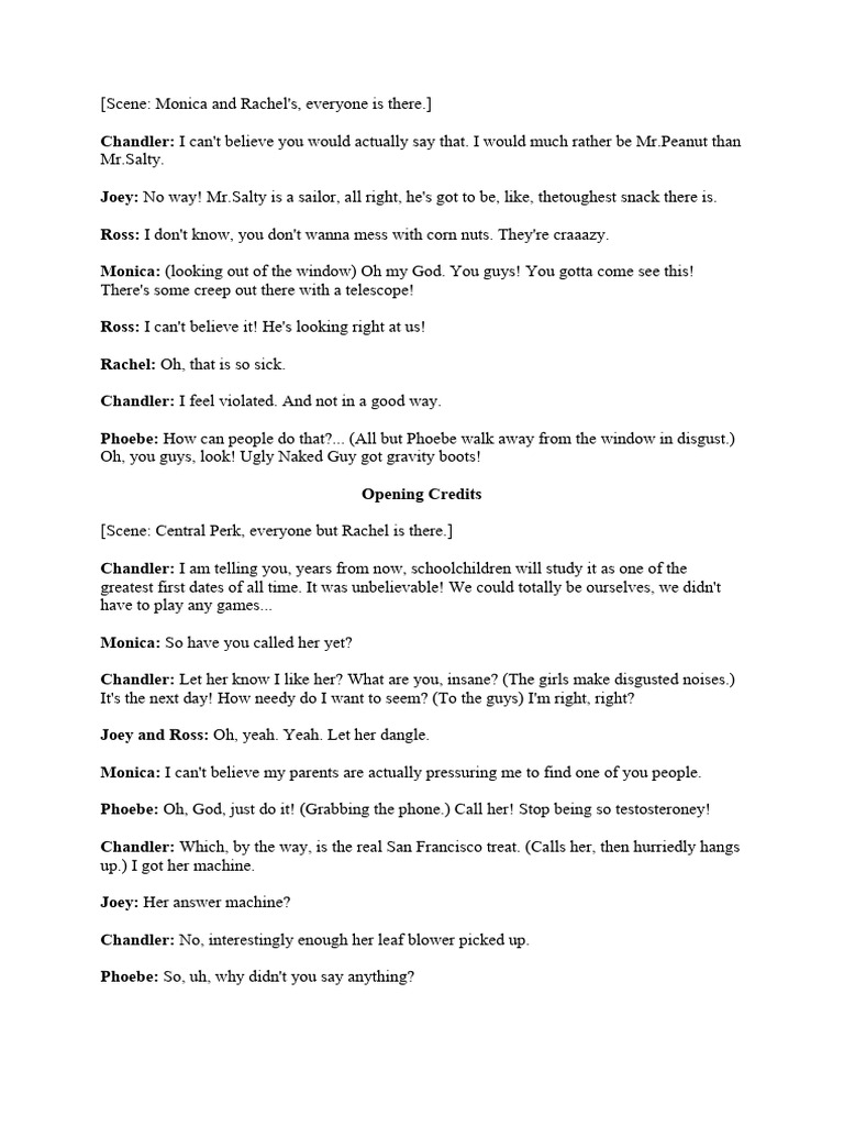 Friends Reading | PDF | Friends