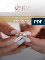 Catálogo Boiko - Alianças de Ouro 18k