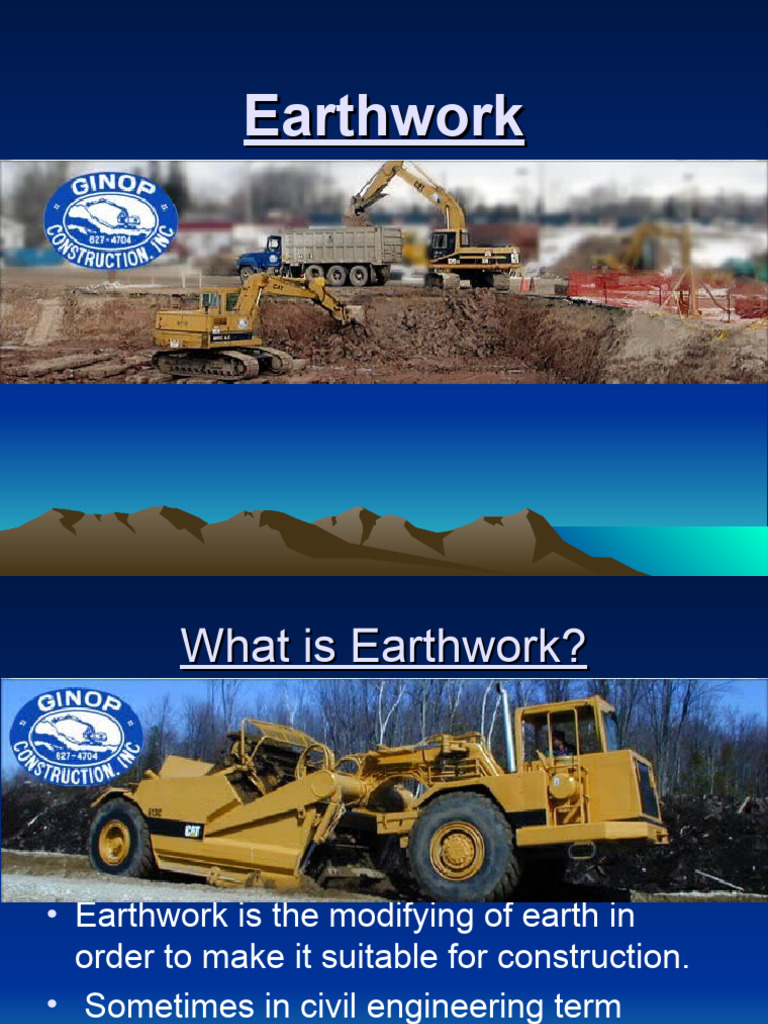 Understanding Earthwork in Construction | PDF | Loader (Equipment ...