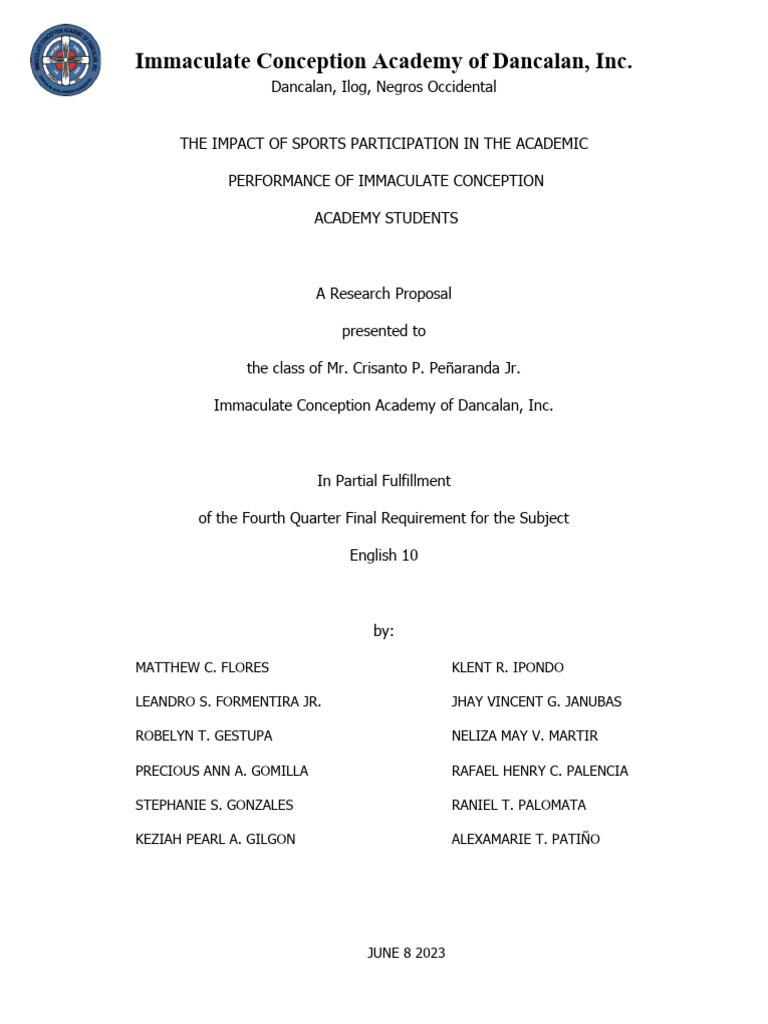 RESEARCH PROPOSAL EXAMPLES WITH DOWNLOADABLE SAMPLE visual data 7