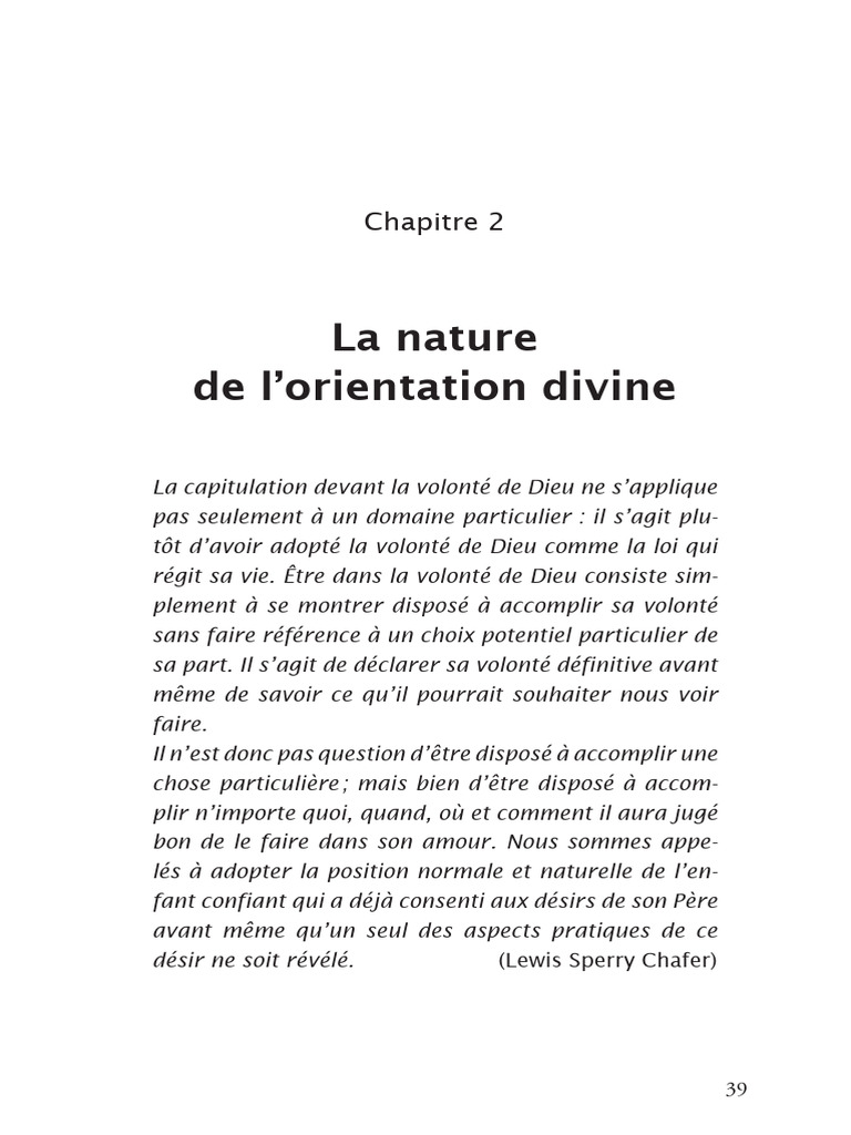 Orientation divine et volonté de Dieu | PDF | Dieu | Prière