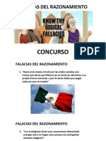 Concurso Falacias Lógicas PDF