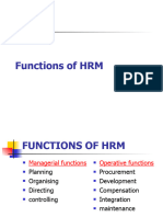 Functions of HRM