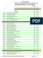 1609 - Resultado Definitivo - Prova Objetiva