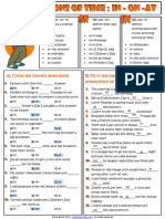 Laia Fajardo Gutiérrez - Prepositions of Time in On at