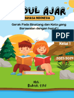 Modul Ajar Bahasa Indonesia - Modul Ajar Gerak Pada Binatang Dan Kata Yang Berwalan Huruf - L - Fase A PDF