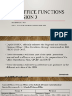 SDO Office Functions - Version 3