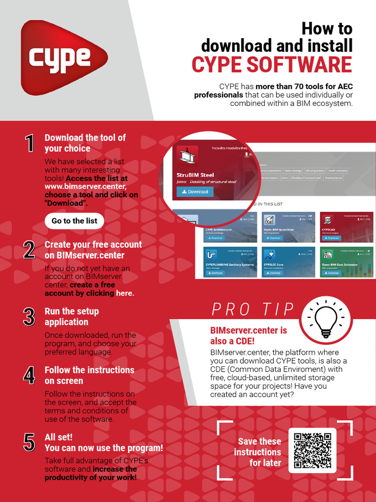 Downloading CYPE Software Guide | PDF