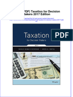 Full download eBook PDF Taxation for Decision Makers 2017 Edition pdf