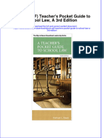 Full Download Ebook PDF Teachers Pocket Guide To School Law A 3rd Edition PDF