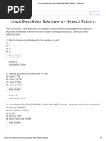 Linux Questions & Answers On Search & Pattern Matching - Sanfoundry